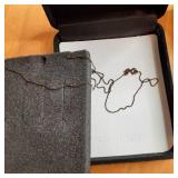 Very dainty gold-toned Necklace and...