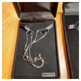 Set of 2 Sterling silver necklaces....