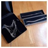 Lot containing 2 sterling silver br...