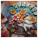 HUGE home decor lot with Bird and f...