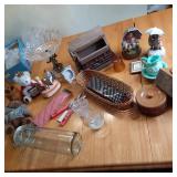 Home decor lot with a Log cabin sha...