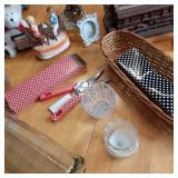 Home decor lot with a Log cabin sha...