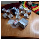Large lot of ceramic coffee mugs in...