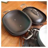 Large Kitchen and glassware lot. Br...