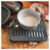 Large Kitchen and glassware lot. Br...