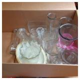 Large Kitchen and glassware lot. Br...