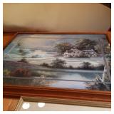 Large framed Countryside scenery pi...