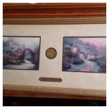 Large framed Countryside scenery pi...