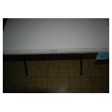 Collapsible craft table with built-...