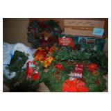 Holiday Wreaths, garland, Santa