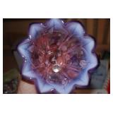 Handcrafted Fenton Grape Paneled Be...