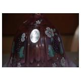 Handcrafted Fenton Grape Paneled Be...