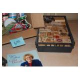 (2) Boxes of Stamps and Box of Craf...