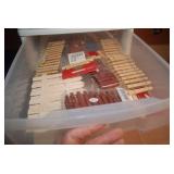 (5) Plastic Storage Containers, one...