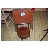 (5) TV Trays and Footstool...