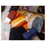 Huge Lot of Blankets, Pillowcases, ...