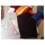 Huge Lot of Blankets, Pillowcases, ...