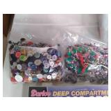 (3) Box Lot of crafting supplies and organizers in mass quantities.