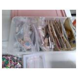 (3) Box Lot of crafting supplies and organizers in mass quantities.