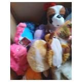 New in package animated and vocal puppy as well as other stuffed toys to add to your collection