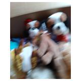 New in package animated and vocal puppy as well as other stuffed toys to add to your collection