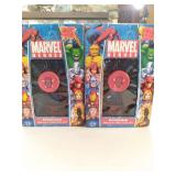 Set of (2) Marvel Heros Spider-Man Mini Dual Speed Desk Fans.  Both Collectible pieces are still brand new in the original packaging