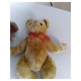 Vintage Stuffed Bear and Dog set in incredibly good condition!