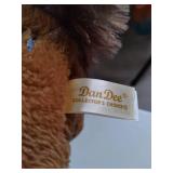 Vintage Stuffed Bear and Dog set in incredibly good condition!