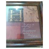 (6) Piece Wall Decor assortment in a variety of styles and schemes including Family, nature and more