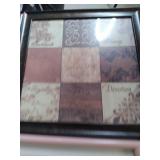 (6) Piece Wall Decor assortment in a variety of styles and schemes including Family, nature and more