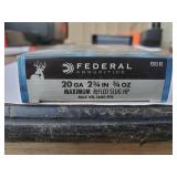 Federal 20 ga 2 3/4 " Rifled Slug