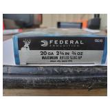 Federal 20 ga 2 3/4 " Rifled Slug