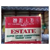 Estate 20 Gauge 2 3/4 7 1/2 Shot