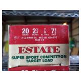 Estate 20 Gauge 2 3/4 7 1/2 Shot