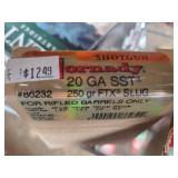 Hornady 20 GA SST Shotgun Slugs FTX