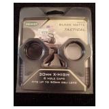 Weaver 30 MM X-High Black Matte Tactical