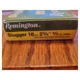 Remington Slugger 16 GA 2 3/4 Rifled Slugs
