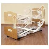 MSRP $3500 JOERNS ULTRA CARE BED MULTI POSITIONAL HI & VERY LOW LONG TERM PATIENT CARE ADJUSTABLE BED W/HAND REMOTE...INCLUDES FREE HIGH QUALITY (RESISTS BED SORES) MATTRESS! EXCELLENT WORKING CON