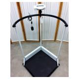 MSRP $2000 Seca 644 Multifunctional 660lb Capacity Hand Rail Large Platform Scale - Even People With Balance Issues Can Safely Weigh Themselves - Great For Veterinarians Too! Excellent Working Conditi