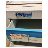 MSRP $1800 WATERLOO HEAVY DUTY UNICART MEDICAL SUPPLY MEDICATION BLUE CRASH CART WITH 7 DRAWERS & LOCKING MECHANISM! - BUILT TO LAST A LIFETIME - ! GREAT CONDITION! Waterloo Unicart Crash Cart