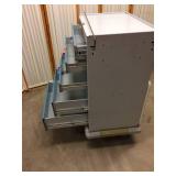 MSRP $1800 WATERLOO HEAVY DUTY UNICART MEDICAL SUPPLY MEDICATION BLUE CRASH CART WITH 7 DRAWERS & LOCKING MECHANISM! - BUILT TO LAST A LIFETIME - ! GREAT CONDITION! Waterloo Unicart Crash Cart