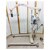 MSRP $6500 MCKESSON EZ WAY Easy Way Battery Powered Electric EZ Lift **400 lb Capacity** Patient Loved One Transfer From Floor Lift With BATTERY, CHARGER, NEW SLING & SCALE - GREAT WORKING CONDITI