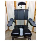 MSRP $4000 Raz Design RAZ-AT Tilt In Space Rehab Shower Backs Up Over The Toilet Commode Chair With Lift Up Arm Molded Arm Rest For Easy Wheelchair Access Plus Many Fabulous Extras!!  Like New Conditi