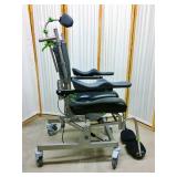MSRP $4000 Raz Design RAZ-AT Tilt In Space Rehab Shower Backs Up Over The Toilet Commode Chair With Lift Up Arm Molded Arm Rest For Easy Wheelchair Access Plus Many Fabulous Extras!!  Like New Conditi
