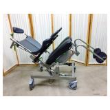 MSRP $4000 Raz Design RAZ-AT Tilt In Space Rehab Shower Backs Up Over The Toilet Commode Chair With Lift Up Arm Molded Arm Rest For Easy Wheelchair Access Plus Many Fabulous Extras!!  Like New Conditi