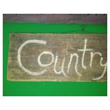 2 Wood signs