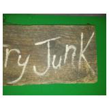 2 Wood signs