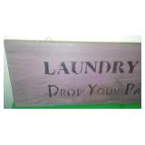 2 Wood signs