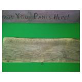 2 Wood signs