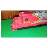 Santa Fe Engine and Caboose